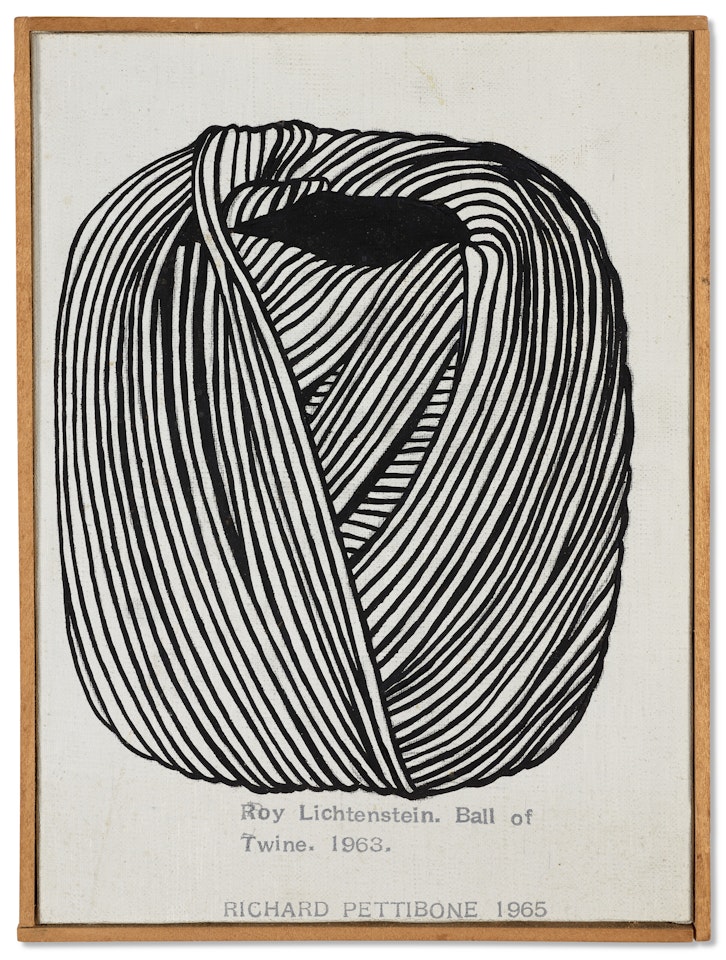 Roy Lichtenstein, ‘Ball of Twine’, 1963 by Richard Pettibone