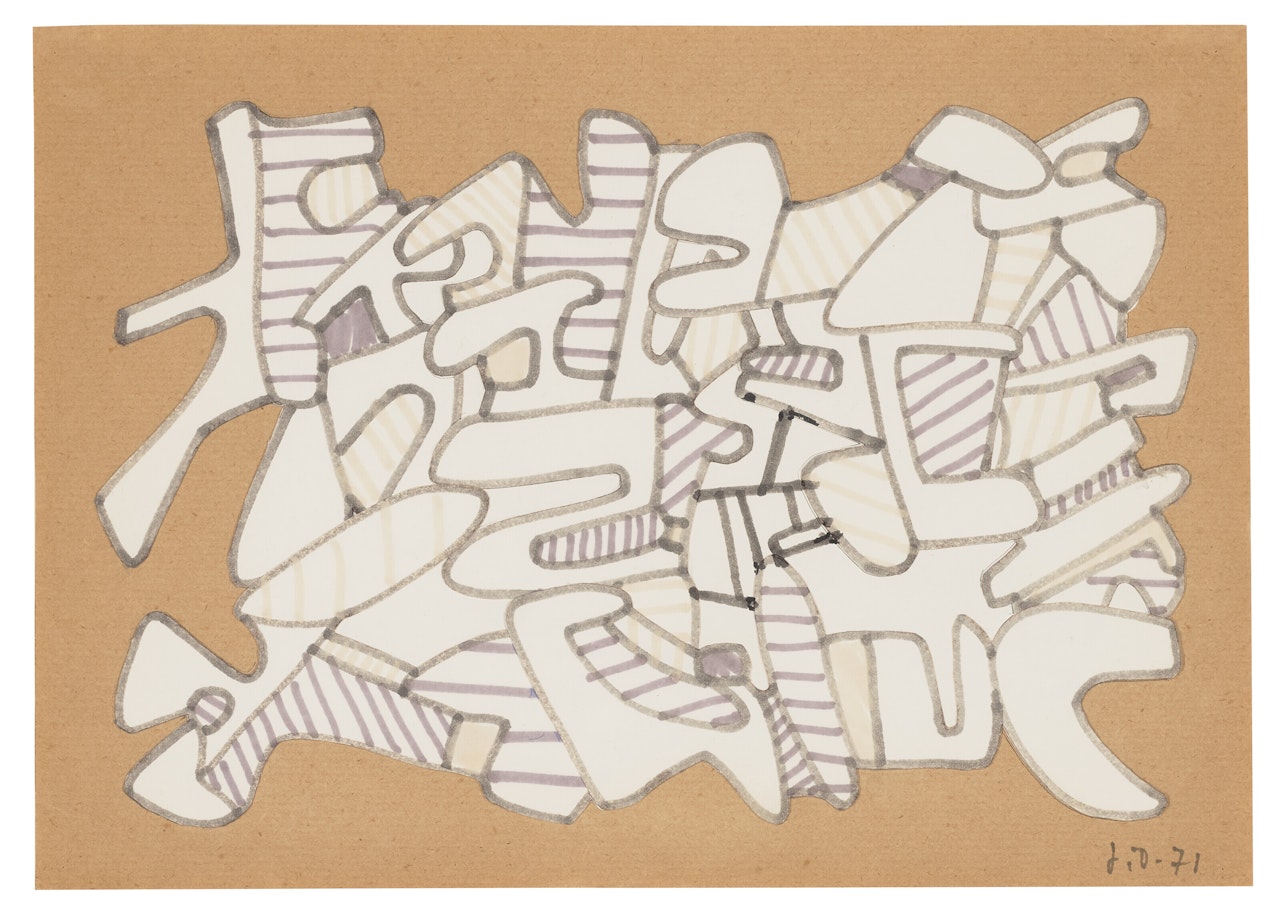 Polymorphie I by Jean Dubuffet