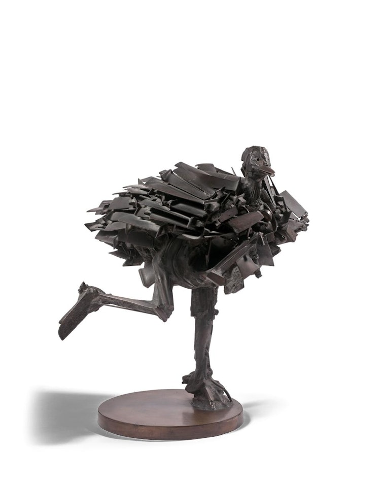 Poule à ailettes by César