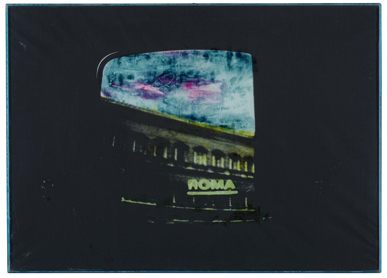 Paesaggio TV (Roma) by Mario Schifano