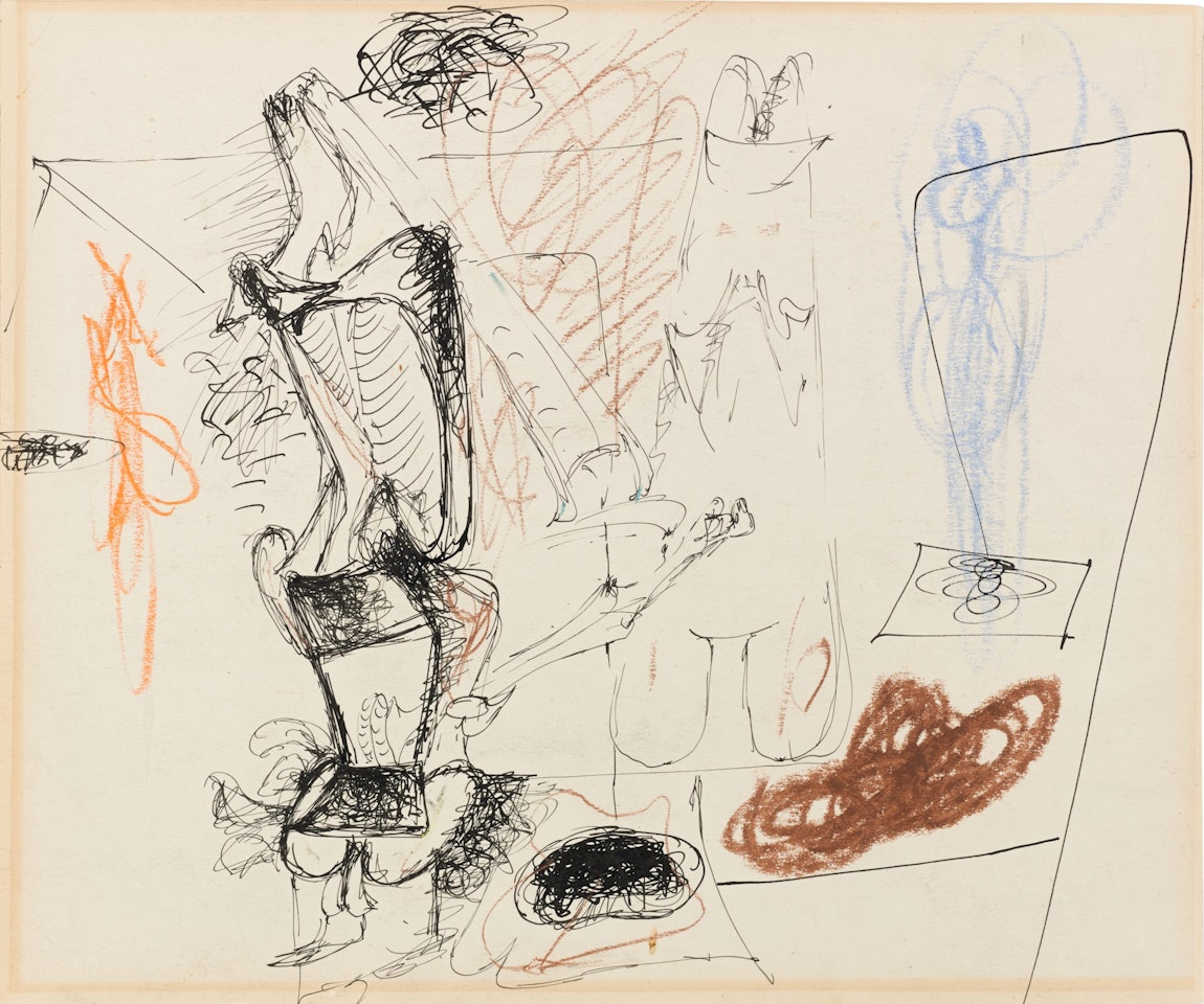 Study for 'Agony' by Arshile Gorky