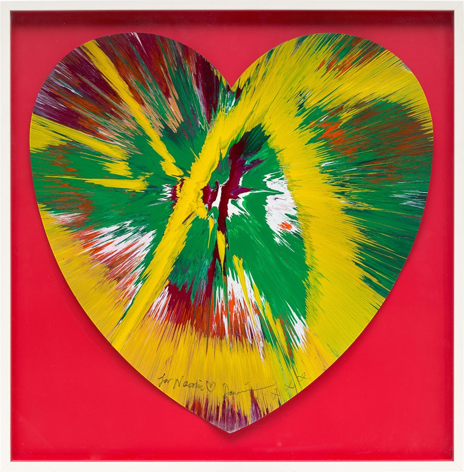 Beautiful Spin Heart for Naomi by Damien Hirst