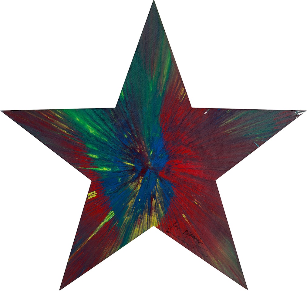 Beautiful Spin Star for Naomi by Damien Hirst