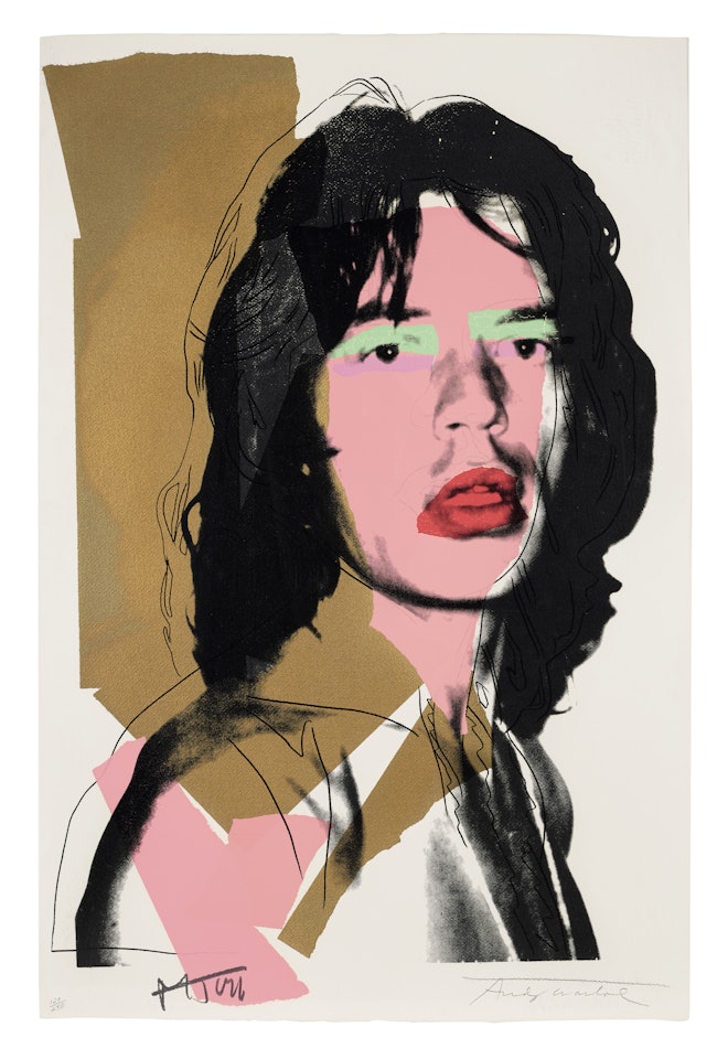 Mick Jagger: one print by Andy Warhol