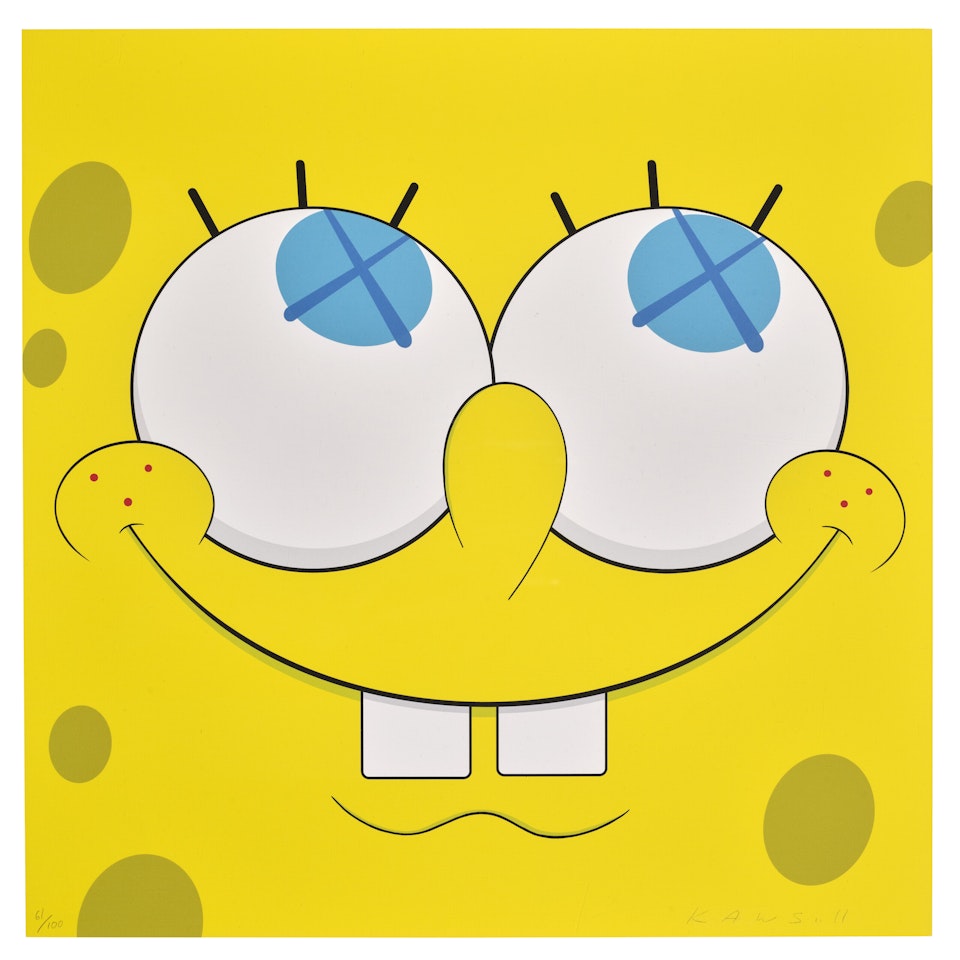 KAWSBOB (YELLOW) by Kaws