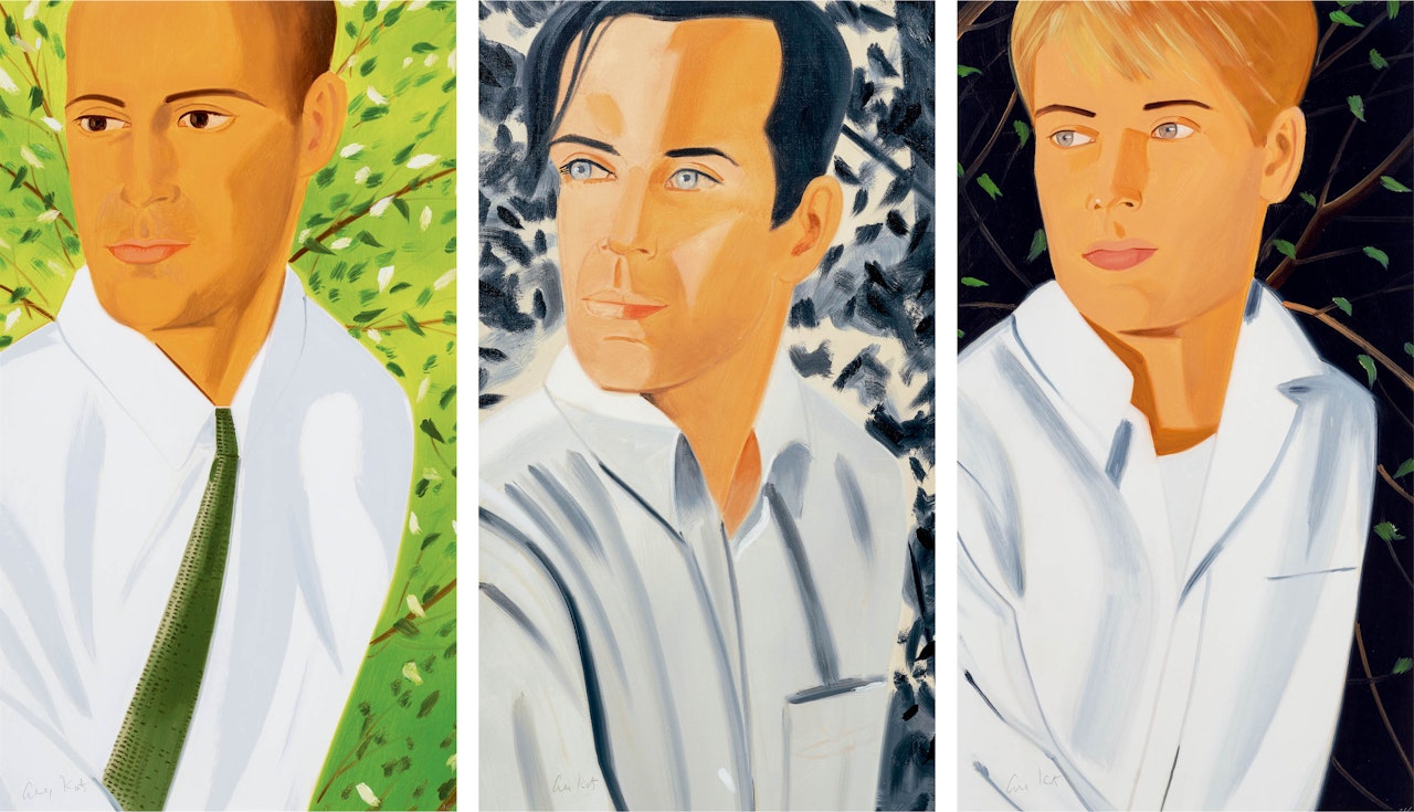 White Shirt (Perry/Rob/Eric) by Alex Katz