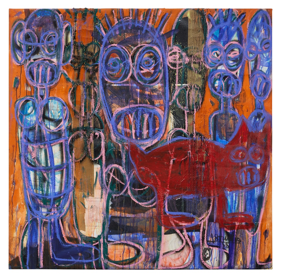 The Red Dog by Aboudia Abdoulaye Diarrassouba