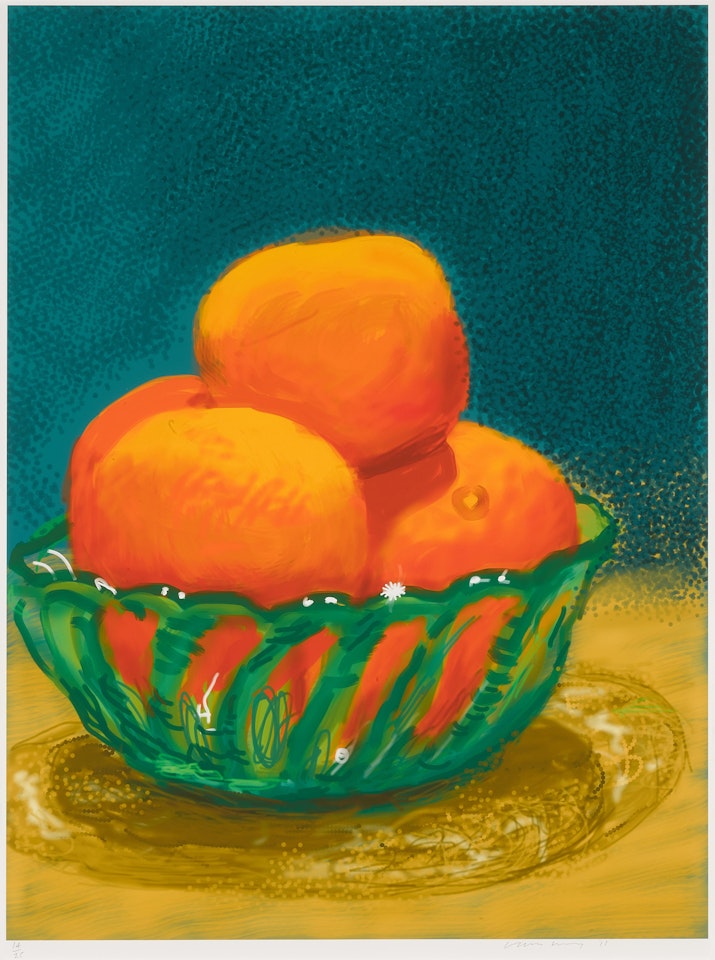 Oranges by David Hockney
