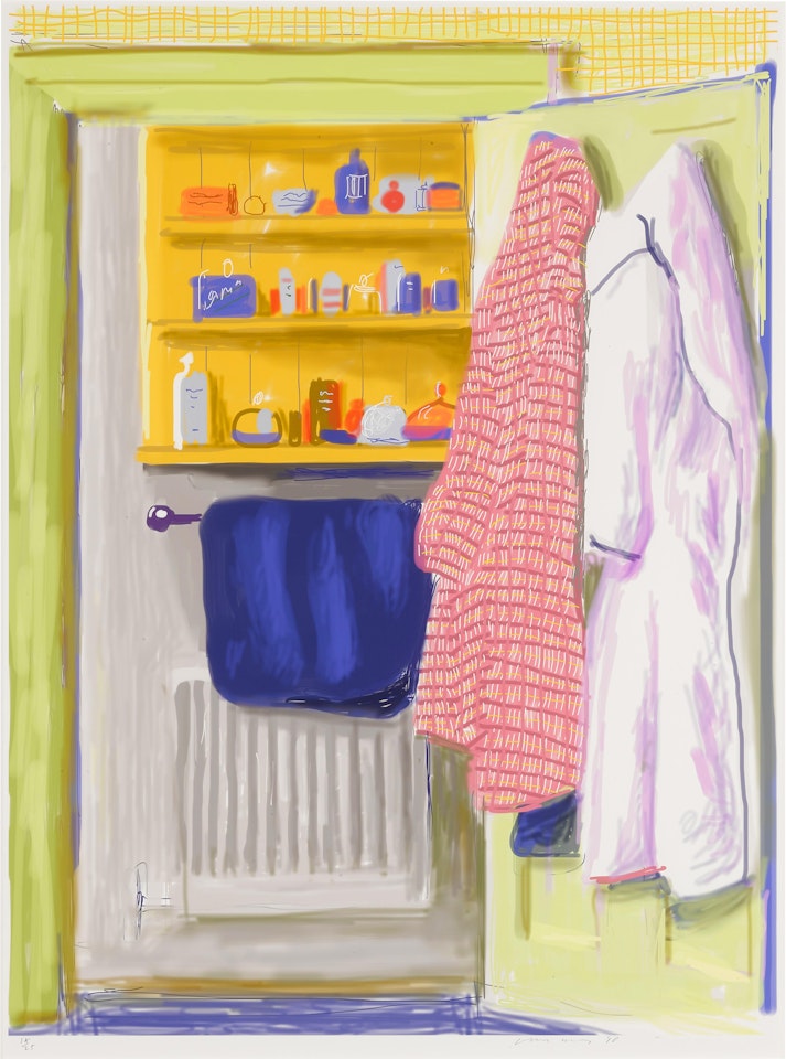 Two Robes by David Hockney
