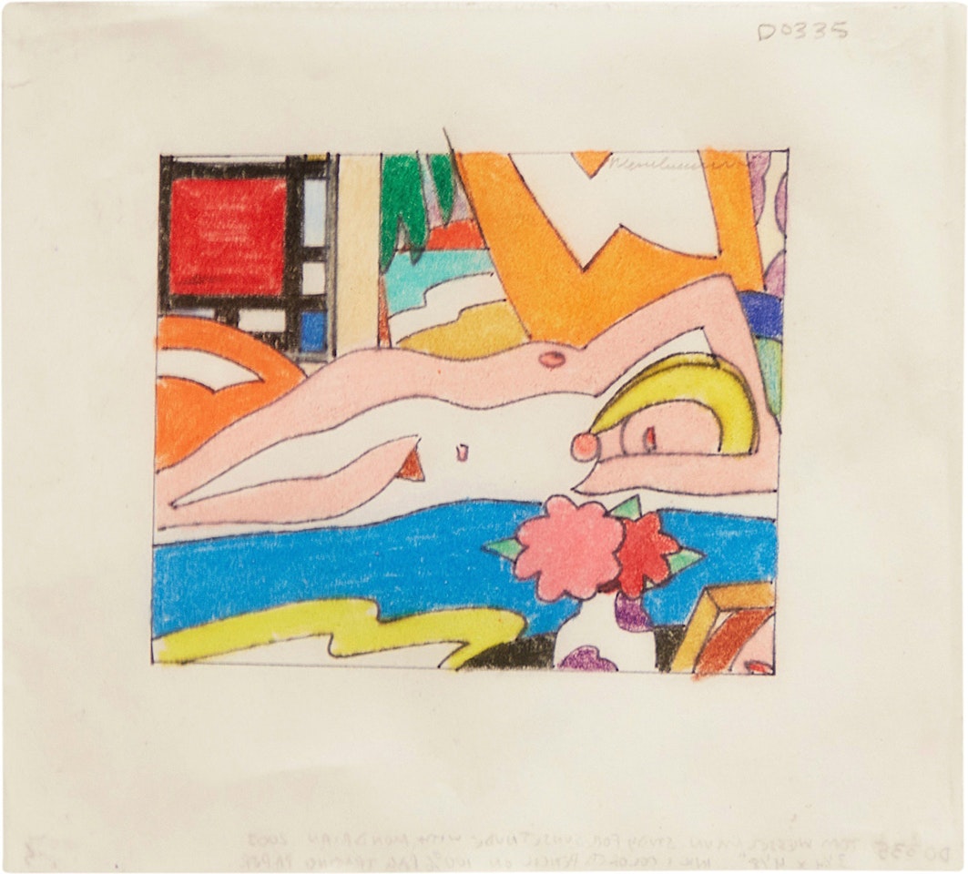 Study for Sunset Nude with Mondrian by Tom Wesselmann
