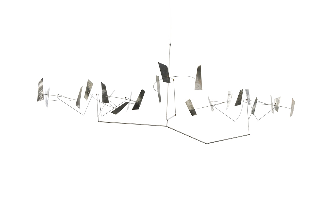 Seven Rotors Hanging by George Rickey