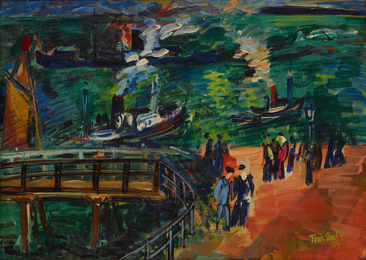 Port du Havre by Jean Dufy