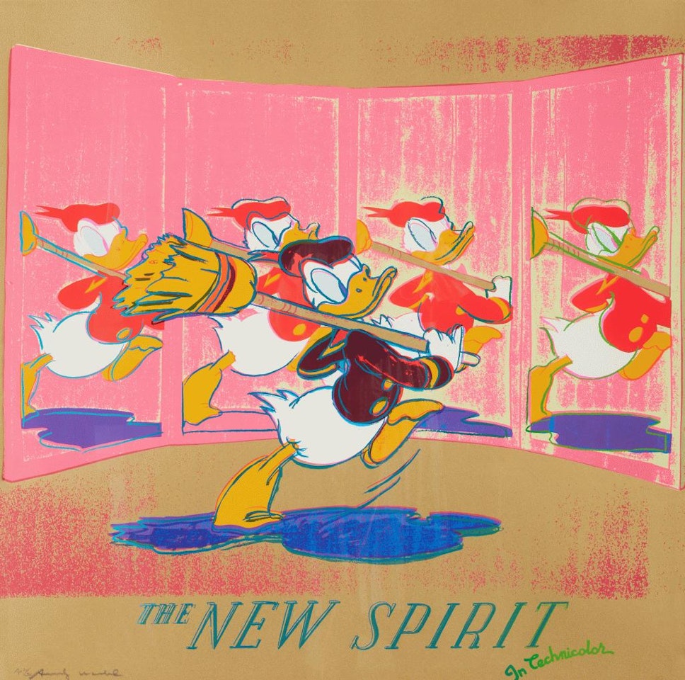 The New Spirit (Donald Duck), from Ads (Feldman & Schellmann II.B 357) by Andy Warhol