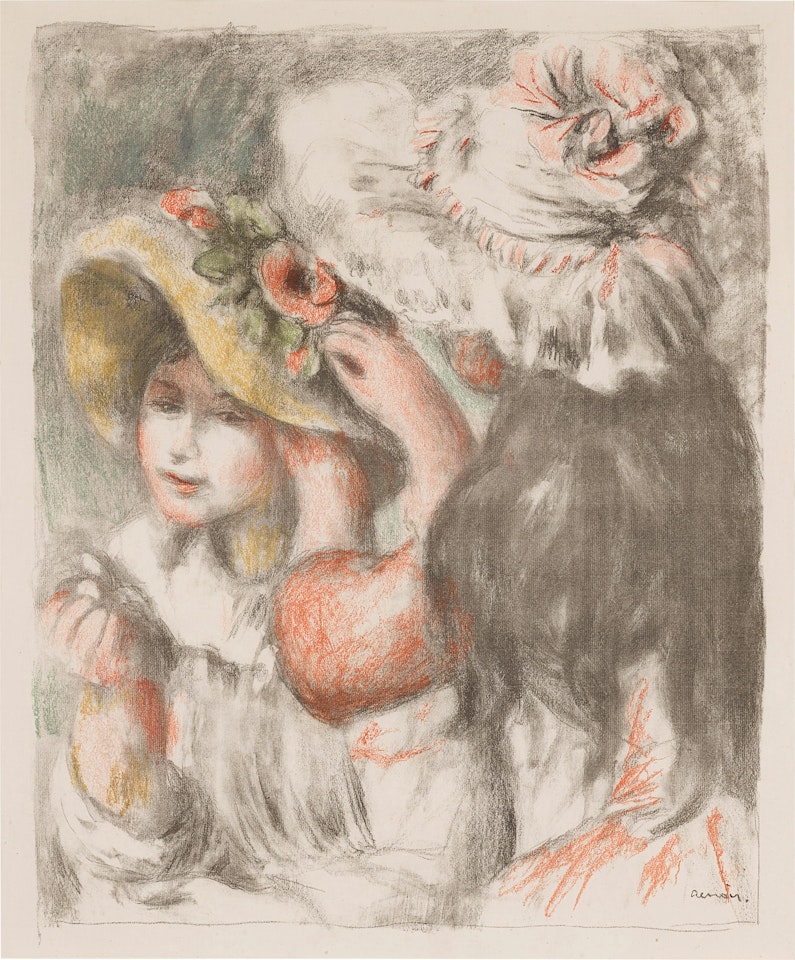 Le Chapeau Épinglé, deuxième planche (Delteil 30) by Pierre-Auguste Renoir