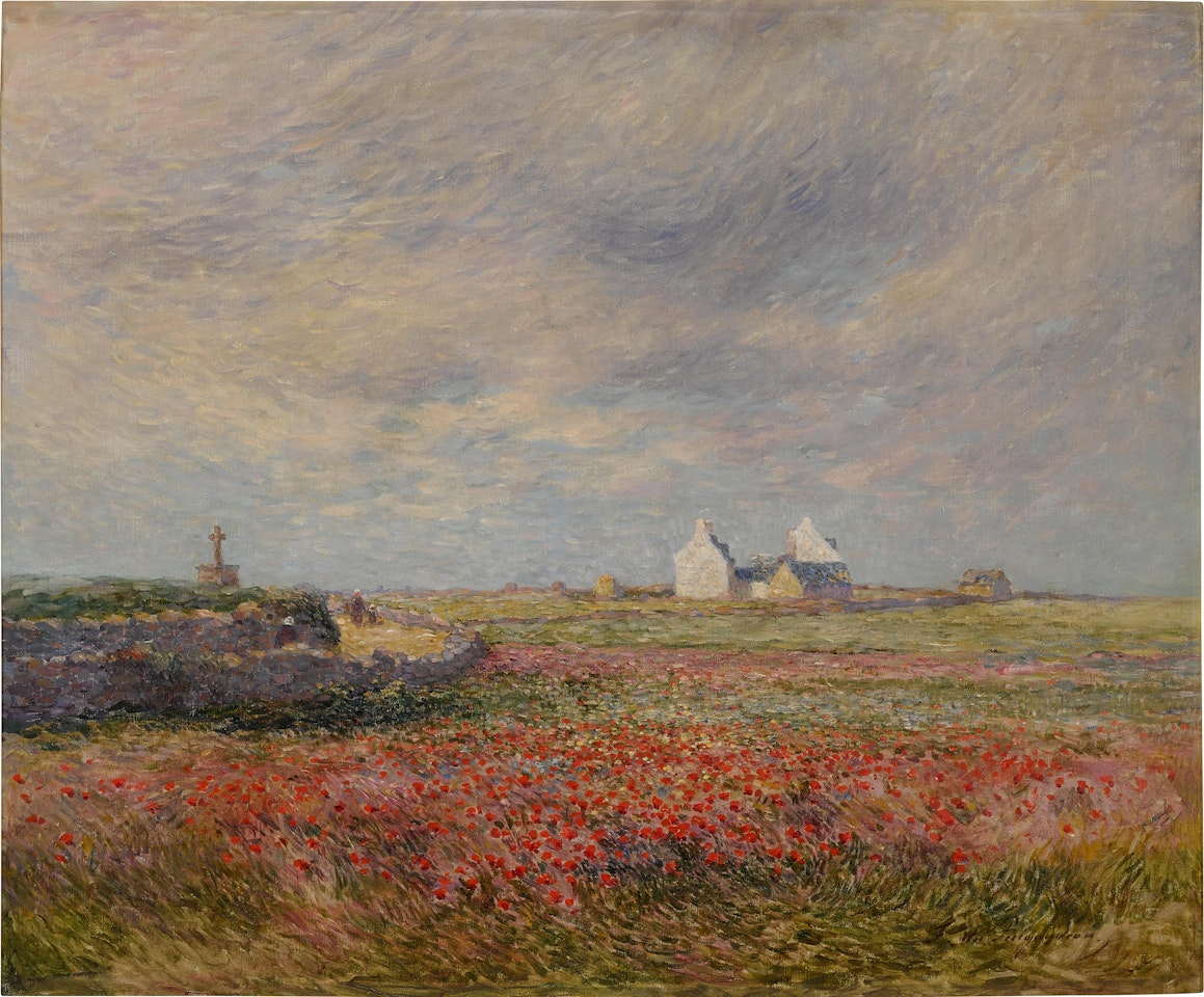 Champs de coquelicots by Ferdinand du Puigaudeau
