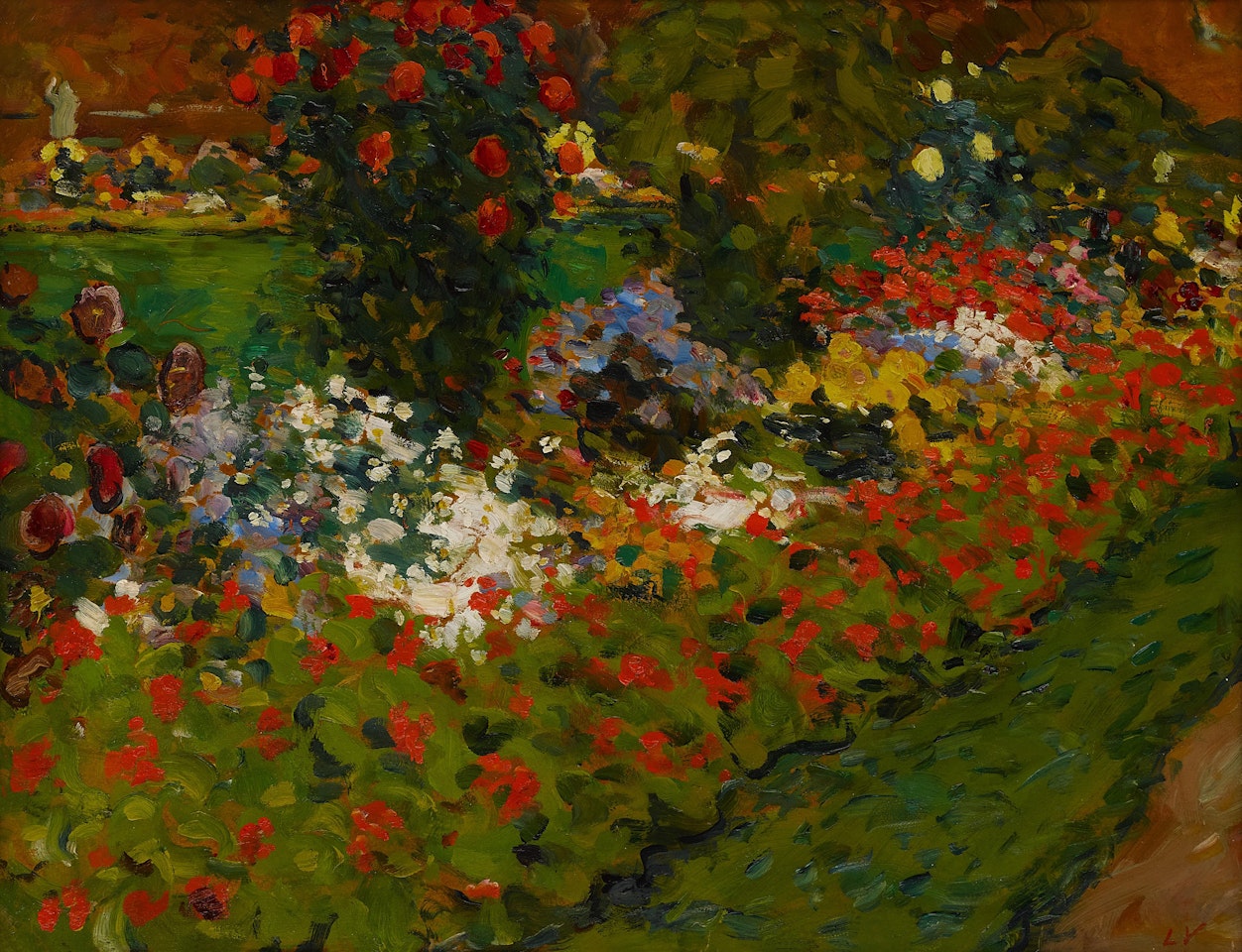 Le Jardin fleuri by Louis Valtat
