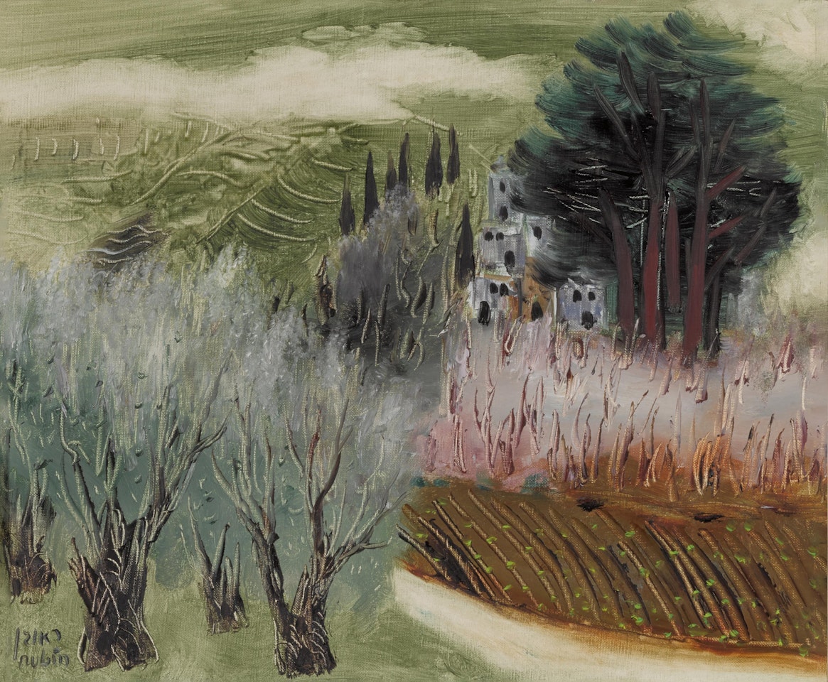 Abu Gosh by Reuven Rubin