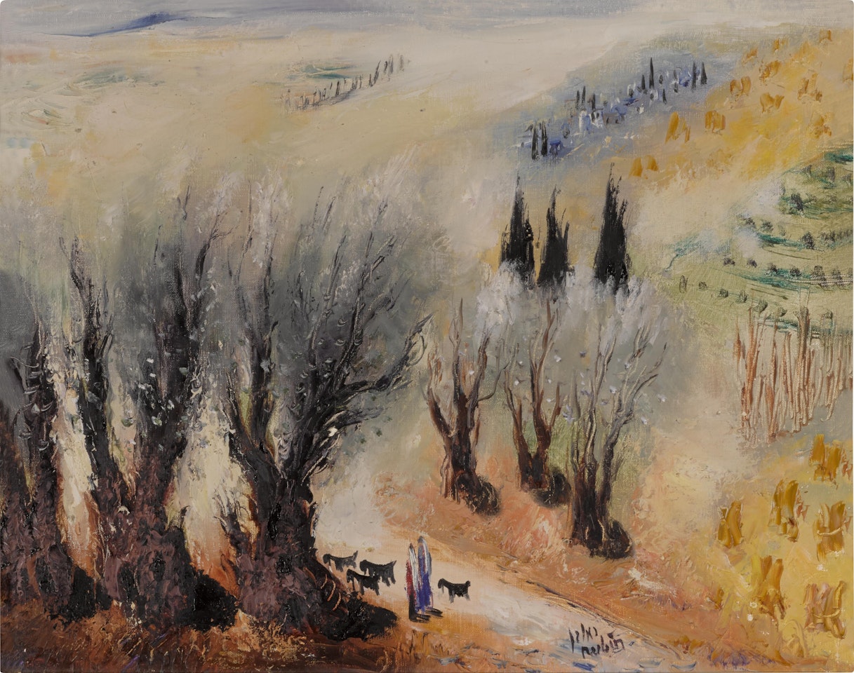 Trail in Galilee by Reuven Rubin