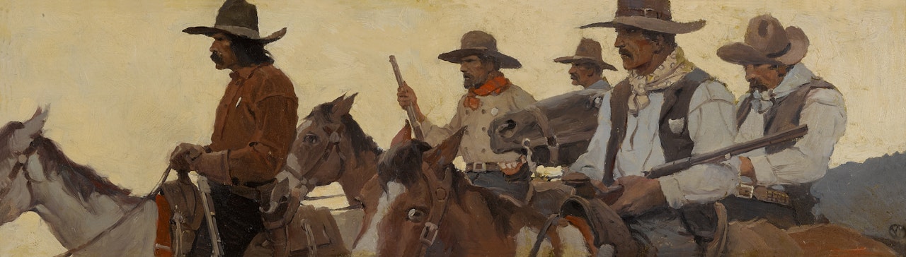 Ahead Rode a Keen-Eyed Man by Newell Convers Wyeth