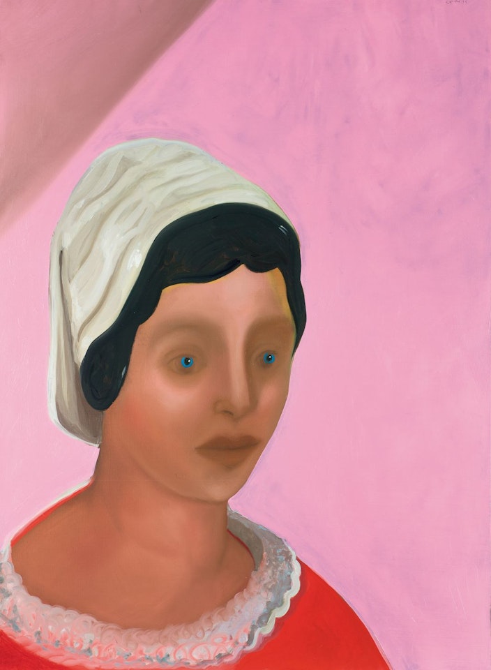 The Boy with White Hat and Blue Eyes by George Condo