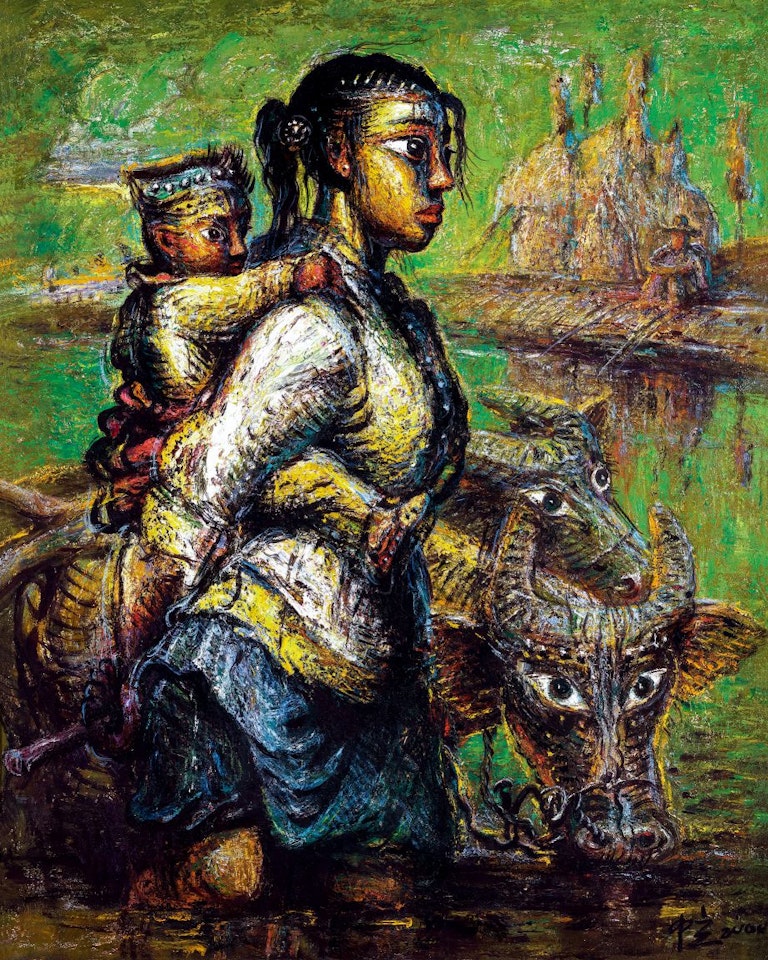 Mother and Son by Luo Zhongli