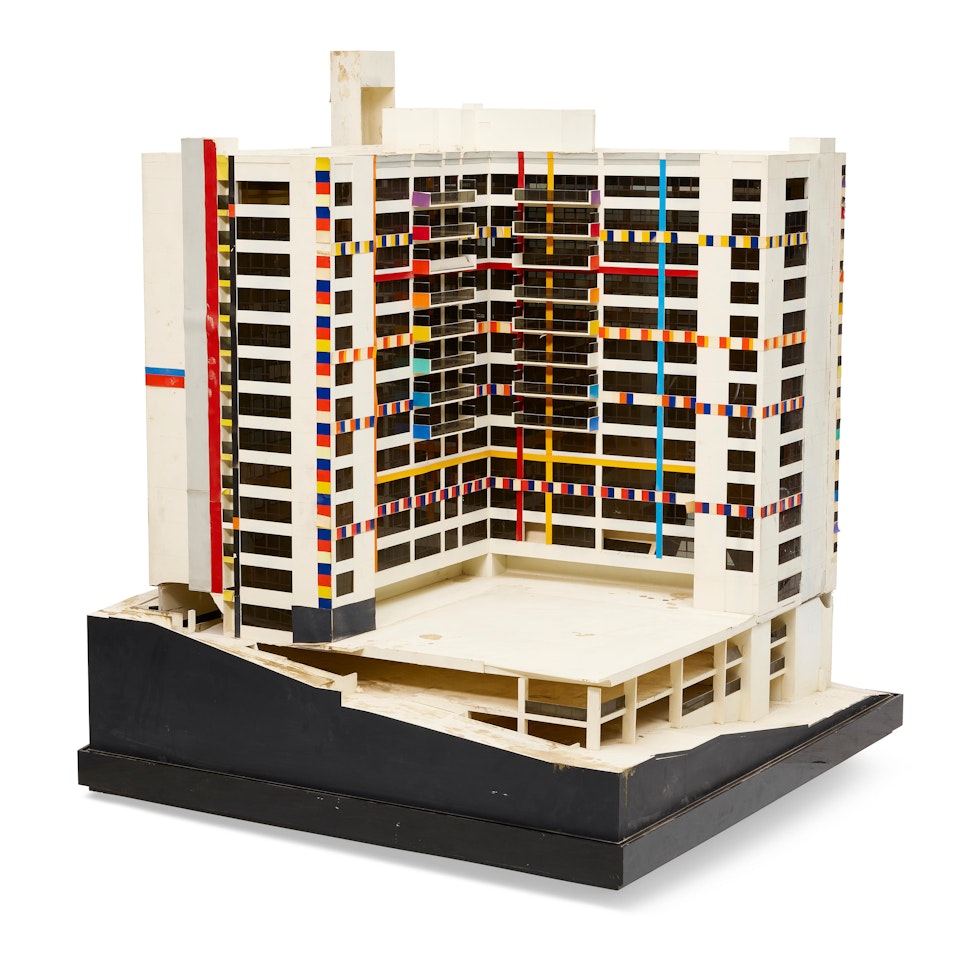 L"Hommage a Mondrian (Architectural Model of the Mondrian Hotel) by Yaacov Agam