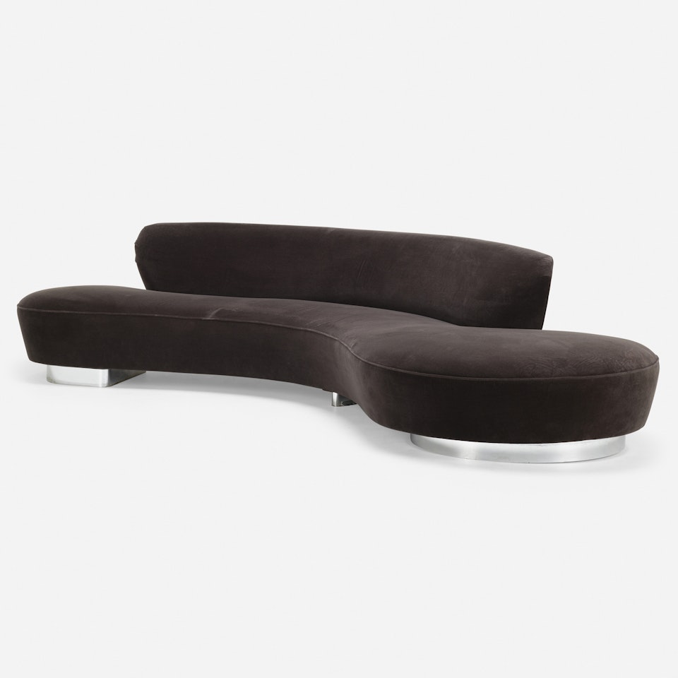 Serpentine sofa by Vladimir Kagan
