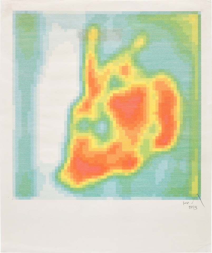 Untitled (from the Dürer Hase Digital series) by Herbert W. Franke