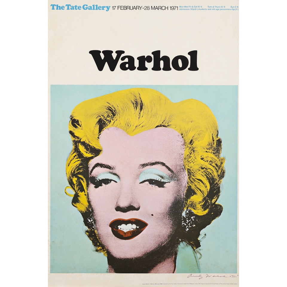 TATE GALLERY (MARILYN) by Andy Warhol