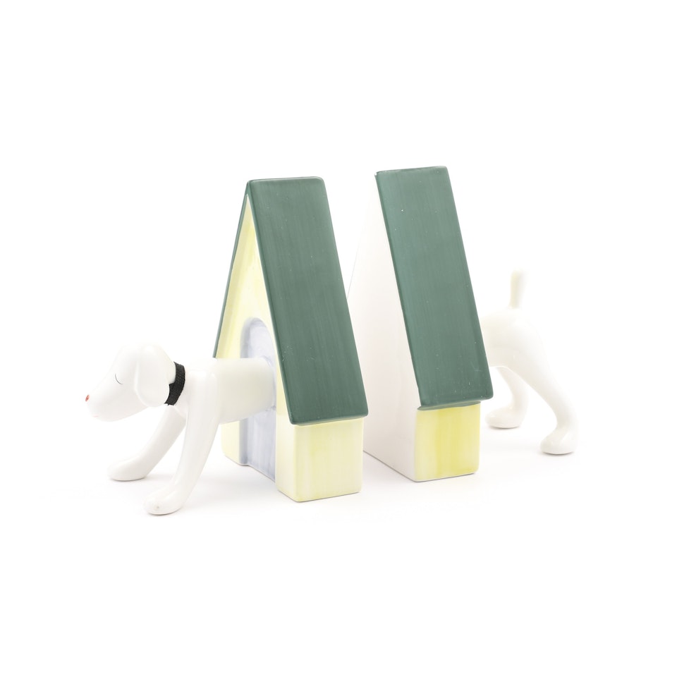 PUPPY BOOK ENDS by Yoshitomo Nara