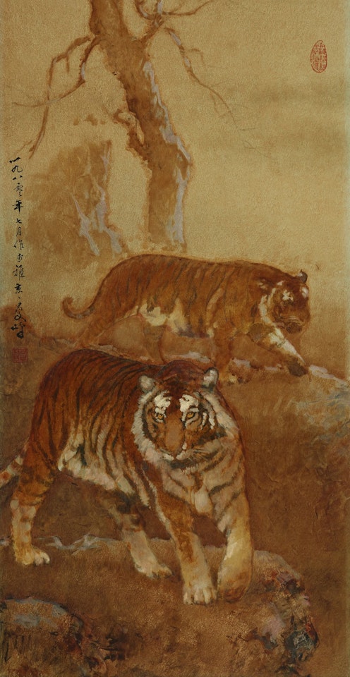 Tigers by Lee Man Fong