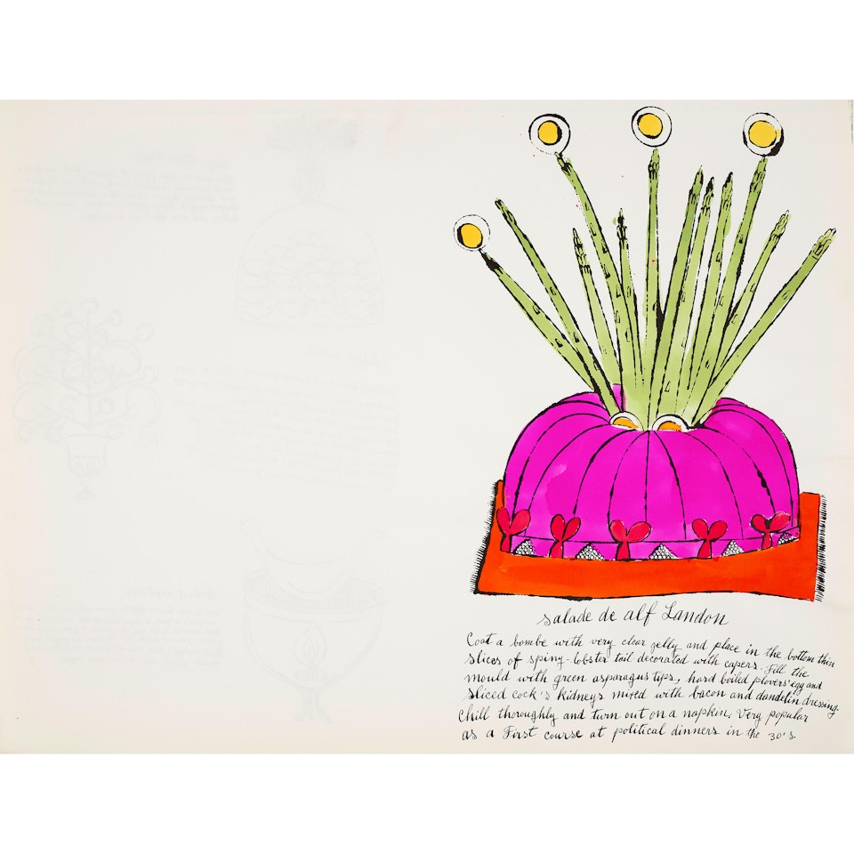 Salade de Alf Landon, from Wild Raspberries by Andy Warhol