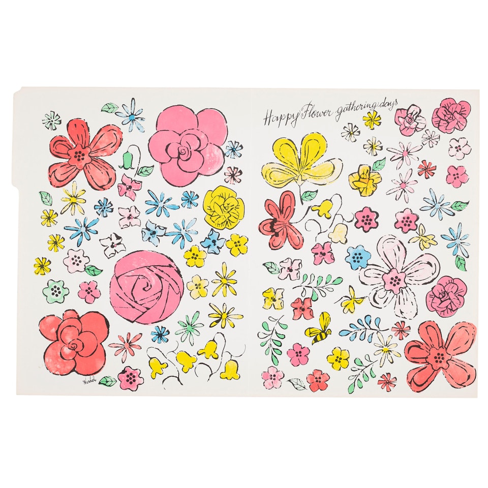 Happy Flower Gathering Days by Andy Warhol