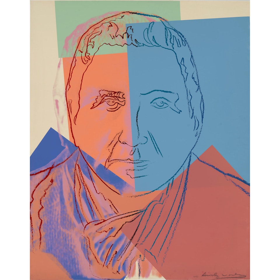 Gertrude Stein, from Ten Portraits of Jews of the Twentieth Century by Andy Warhol