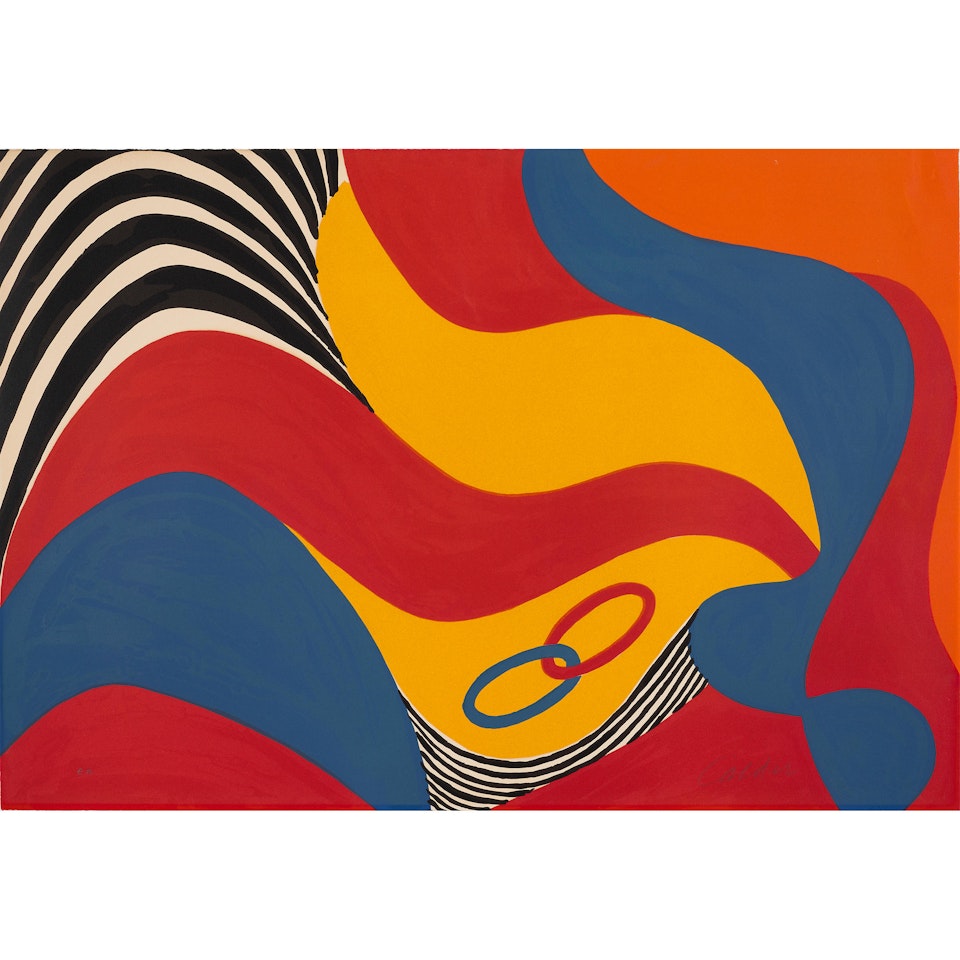 Plate X, from Flying Colors by Alexander Calder