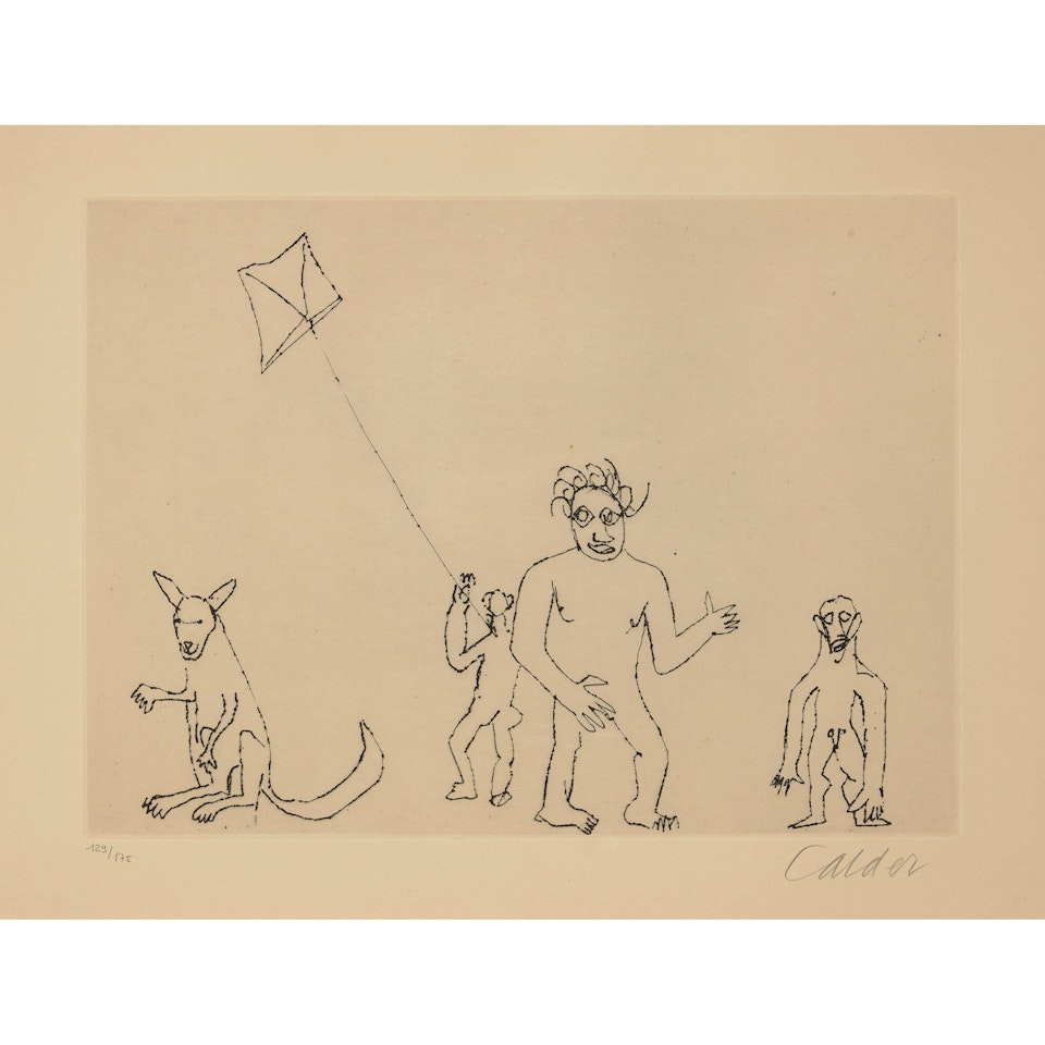 Plate III, from Santa Claus by Alexander Calder