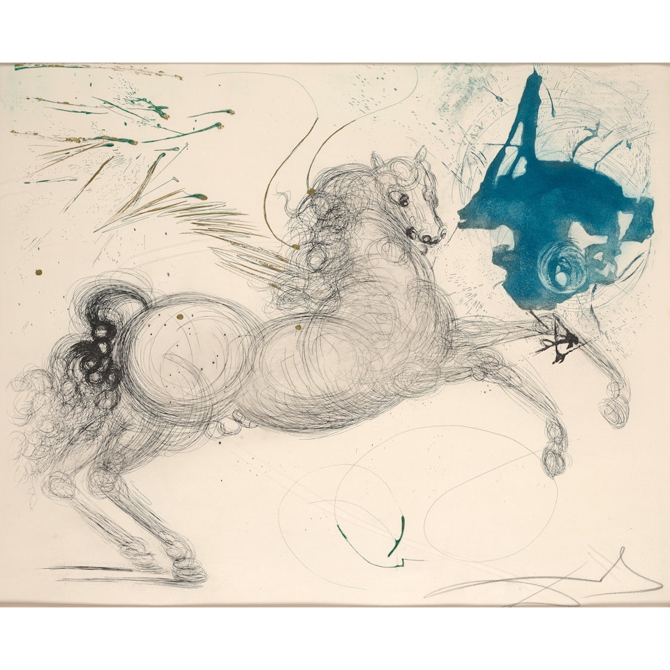 Pegasus, from The Mythology by Salvador Dali