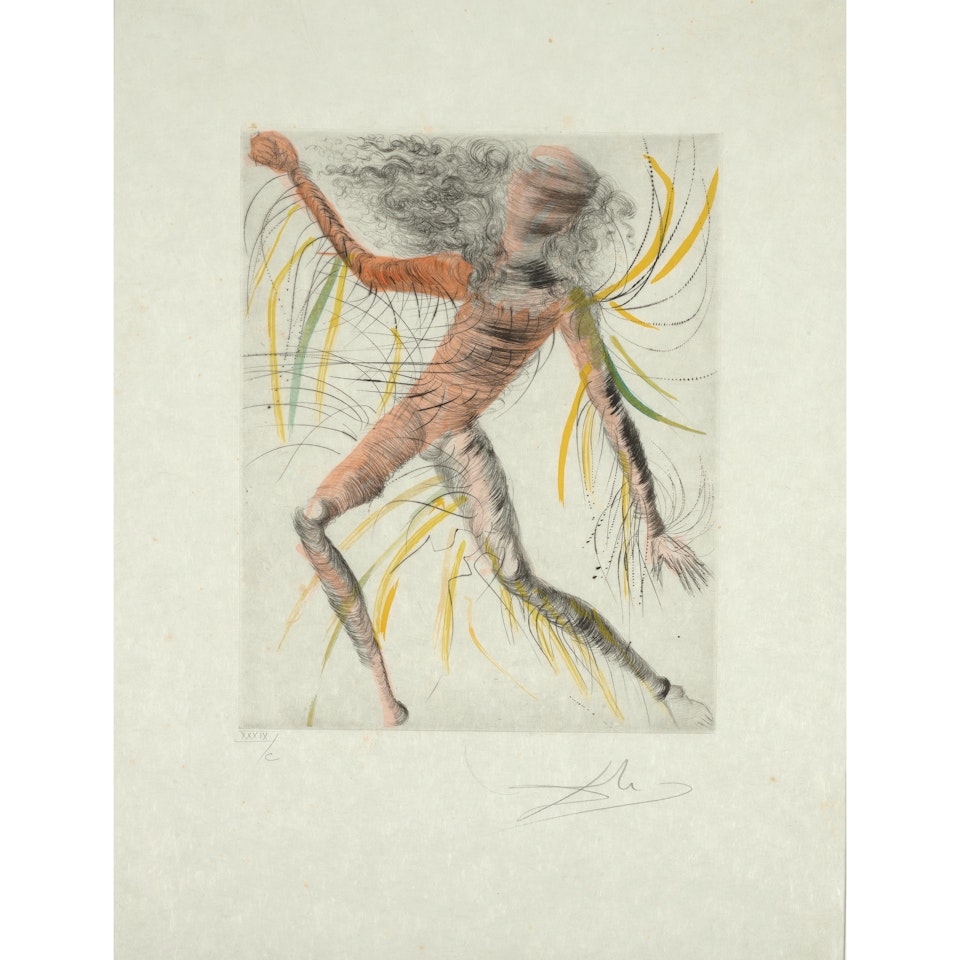 Le Cosmonaut, from Les Hippies by Salvador Dali