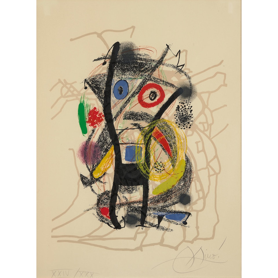 Hommage à Hélion by Joan Miró