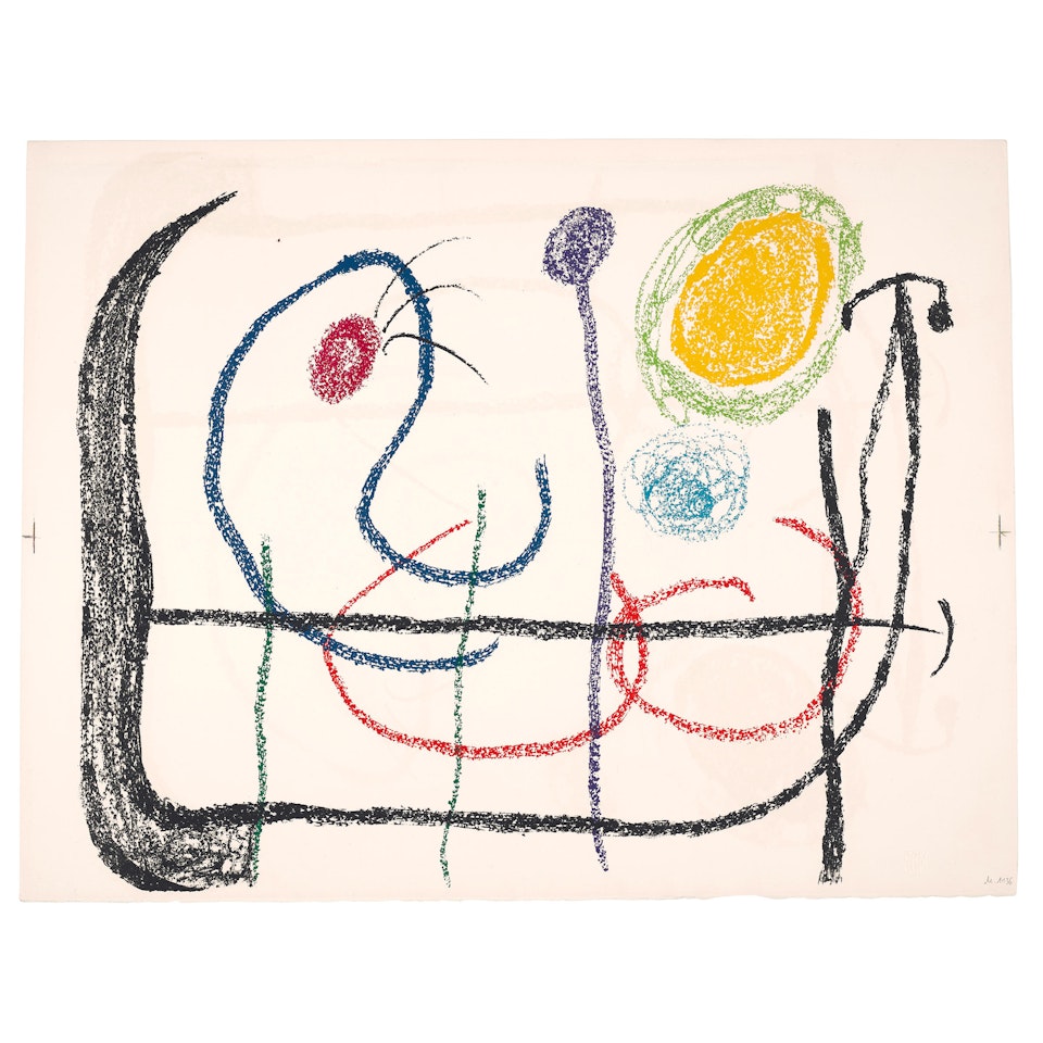 6 plates from Album 21 (6 works) by Joan Miró
