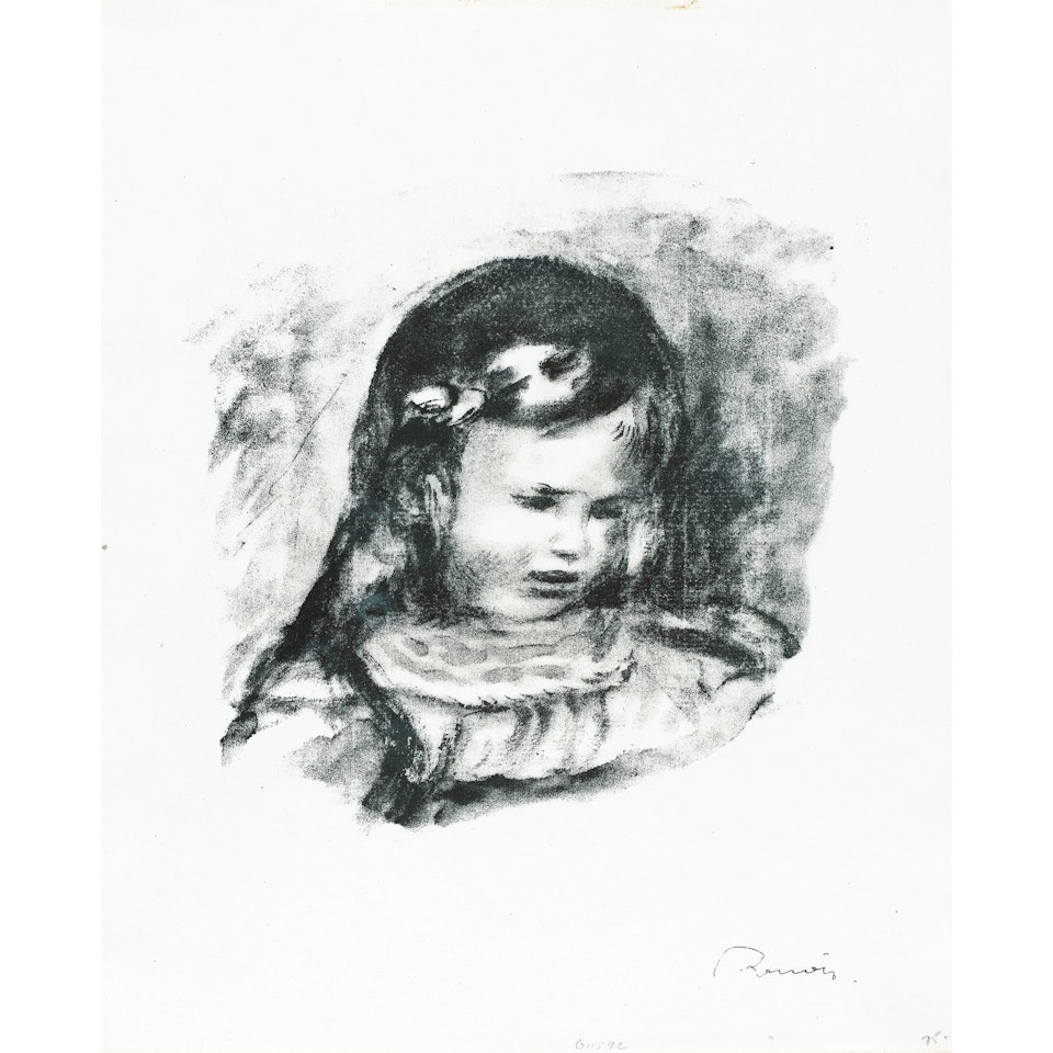 Claude Renoir by Pierre-Auguste Renoir