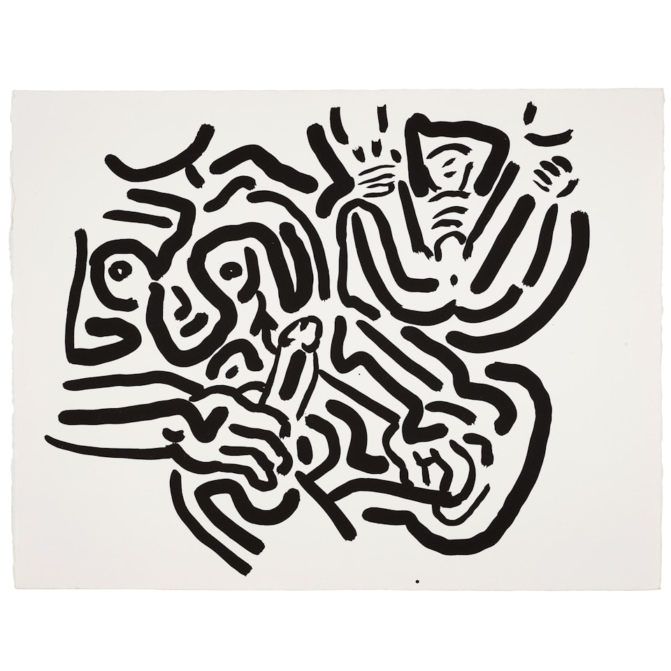 Untitled, from Bad Boys by Keith Haring
