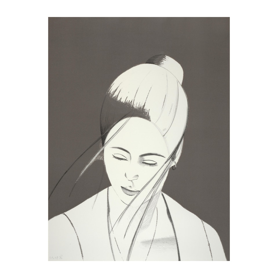 Pamela (Pamela in Gray) by Alex Katz