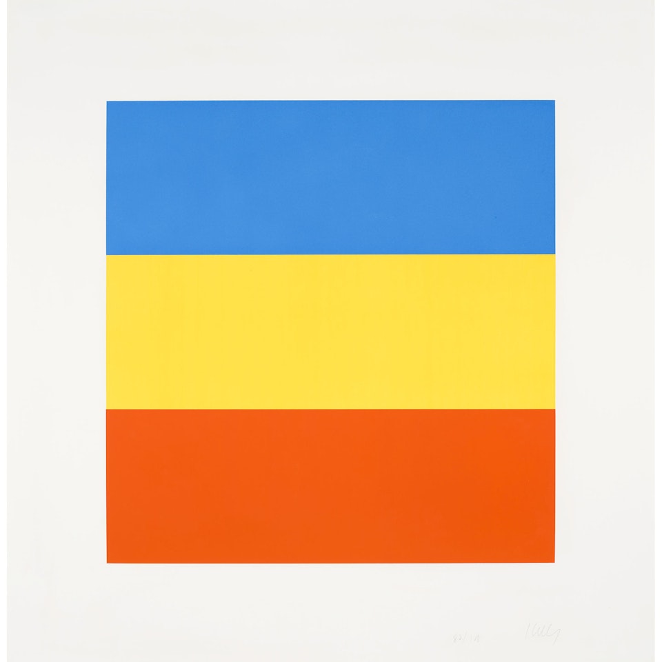 Blue, Yellow, Red by Ellsworth Kelly