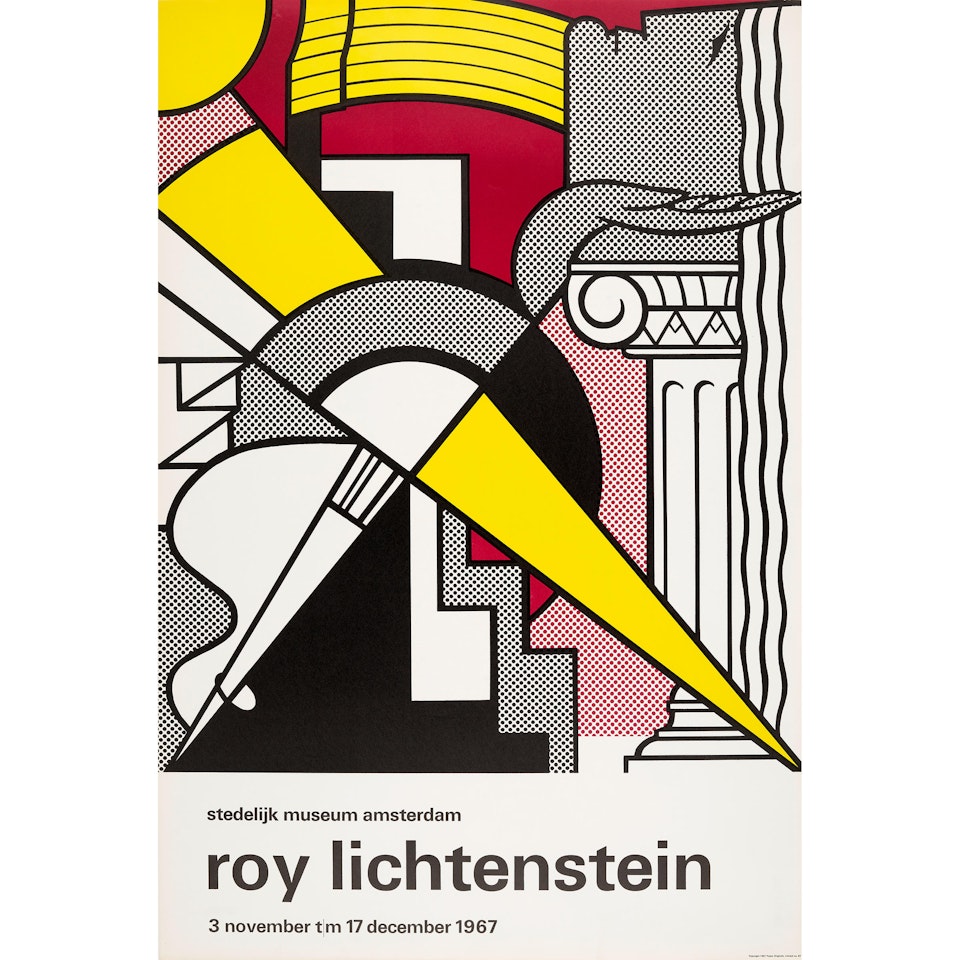 Stedelijk Museum Poster; Merton of the Movies (2 works) by Roy Lichtenstein