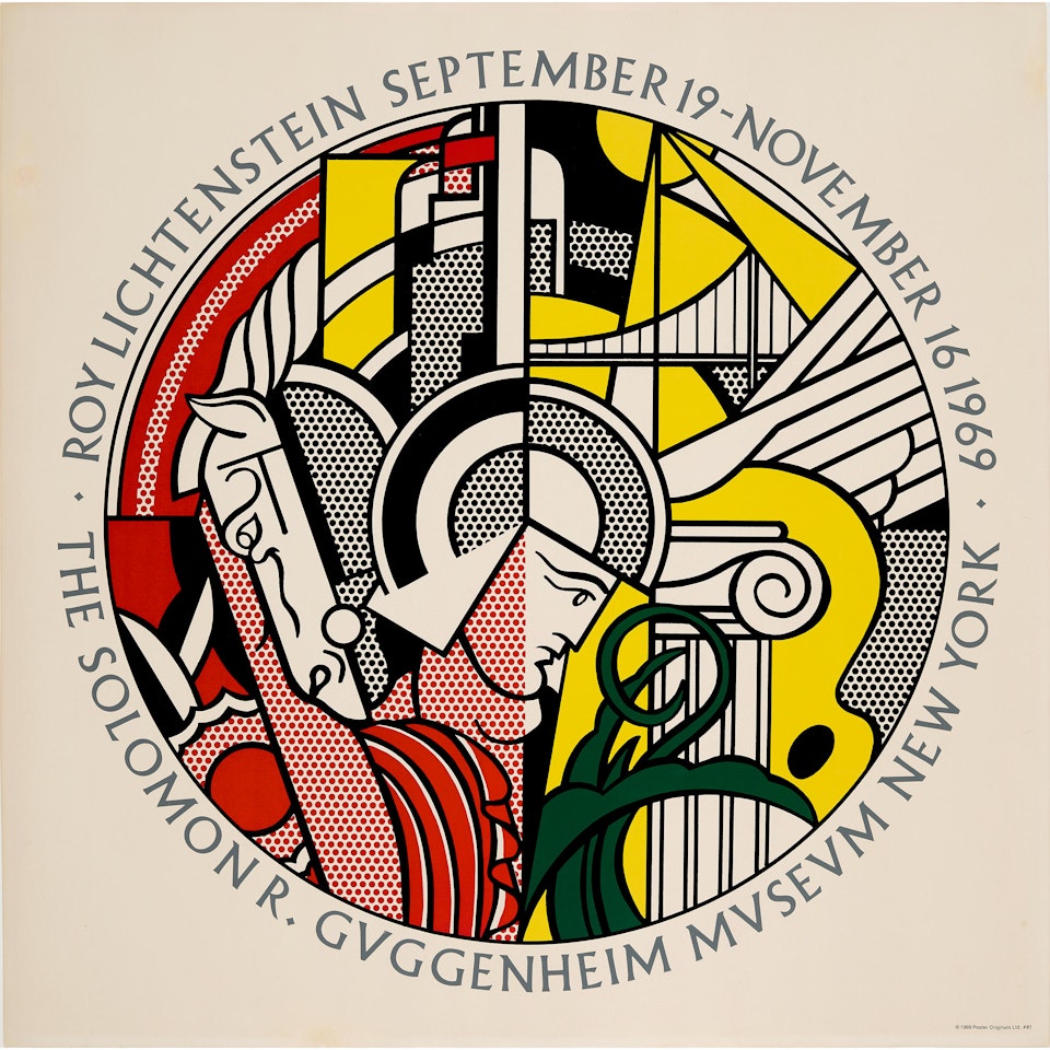 The Solomon R. Guggenheim Museum Poster by Roy Lichtenstein