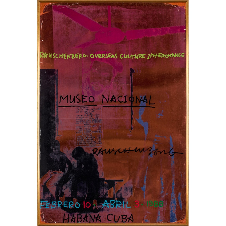 Overseas Culture Interchange poster (ROCI) by Robert Rauschenberg