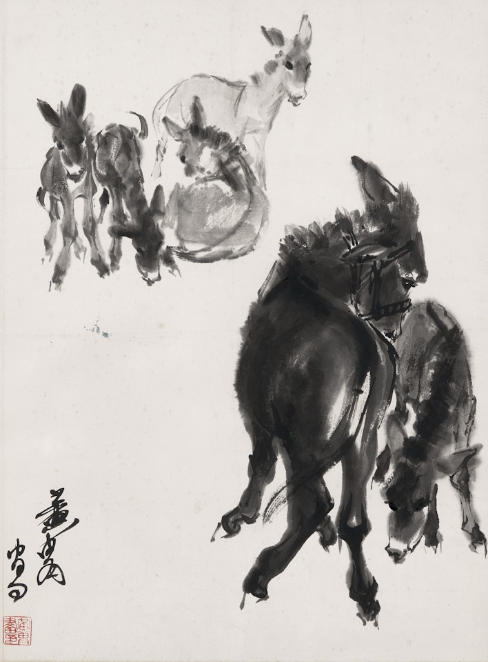 Donkeys by Huang Zhou