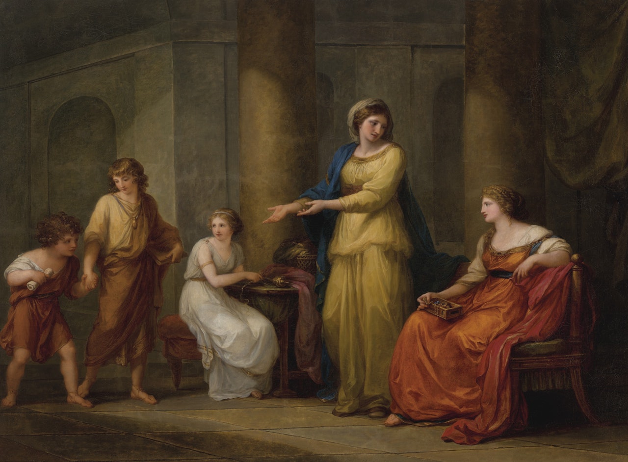 Cornelia, Mother of the Gracchi by Angelica Kauffmann