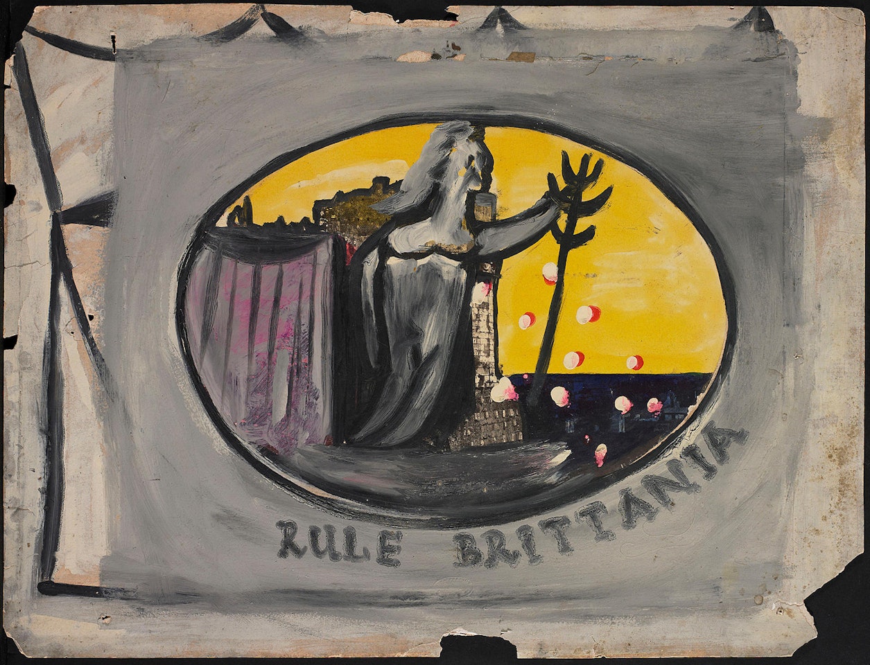 Rule Brittania by Sidney Nolan